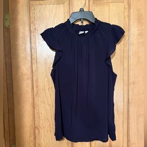 Gap Ruffle Sleeveless Shirt